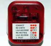 230V MAINS SAFETY POLARITY and FAULT TESTER CARAVAN HOME MOTORHOME HOOKUP etc