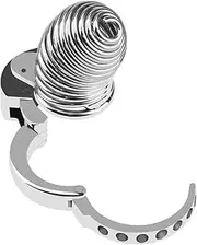 Threaded Hollow Metal Chastity Cage Male Chastity Lock Penis Cage SM Beginner Cage Adjustable Cock Ring Chastity Device Prevent Erection