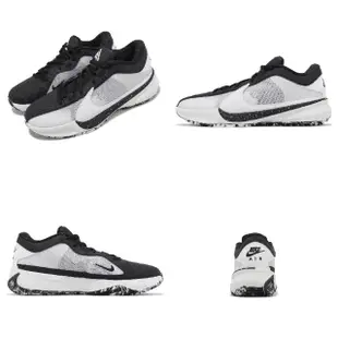 【NIKE 耐吉】籃球鞋 Zoom Freak 5 EP 男鞋 白 黑 字母哥 希臘怪物 Oreo(DX4996-101)