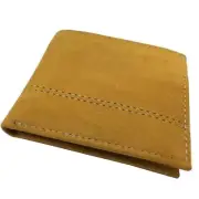 Genuine Leather Men's Bifold Wallet ID Credit Card Holder Billfold