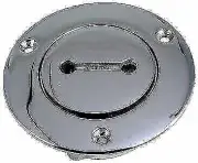 Perko Pipe Deck Fill Plate 2 In w/O Ring Chrme Plated Bronze 0528C0999A
