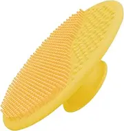 Baby Bath Brush - Baby Bath Scrubber | Soft Silicone Scalp Comb for Cradle Cap Cleaning, Massage Tool with Suction Cup