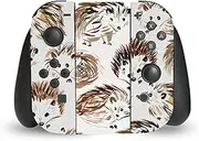 Official Cat Coquillette Hedgehogs Art Mix Vinyl Sticker Gaming Skin Decal Cover Compatible with Nintendo Switch Joy-Con Controller