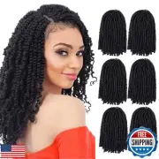 Spring Twist Hair 12 Inch Spring Twist Crochet Hair 6 Packs Spring Twist Brai