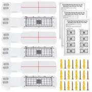 >3Pcs Crack Monitoring Record Acrylic Crack Monitor Gauge Measure Ruler©>￥↪