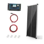 100W 12V Bifacial Solar Panel kit Monocrystalline Off Grid System Battery