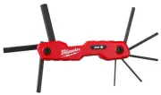 Milwaukee 48-22-2182 8-Key Folding Hex Key Set - Metric