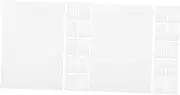 SHINEOFI 2sets Craft Making Material DIY Card Papers Origami Card Paper for Boys and Girls Safe Lightweight Compact for Classroom Library 40sheets*2