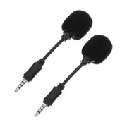 2 PCS Mini Noise-cancelling Microphone for Streaming Recording