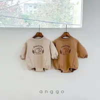 在飛比找蝦皮商城優惠-Anggo 吐司薄絨包屁衣《現貨》｜過年衣服 過年韓國童裝 