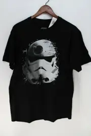 Star Wars Storm Trooper T-Shirt Black Size Large Unisex