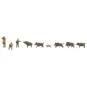 Faller Ho Hunter And Wild Boars