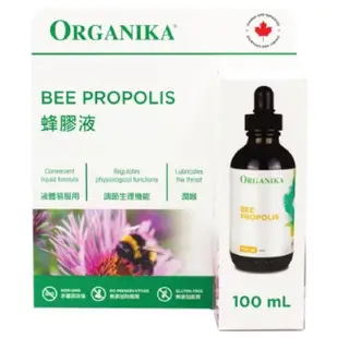 加拿大 ORGANIKA Bee Propolis 100ml 無酒精 蜂膠;有效期2026/07