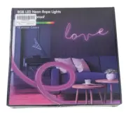 Neon Rope RGB LED Strip Lights App Control IR Remote Music Sync 16.4FT NIB