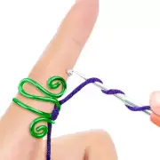 Crochet Tension Ring for Finger, Crochet Accessories Lefties & Righties Yarn Ten