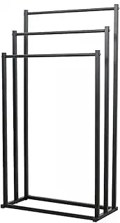 AIMALL Metal Floor Towel Rack, Vertical Free-Standing Bath Towel Storage with Non-Slip Base, Light Luxury Simple Bathroom Organizer, Measures 29.92 x 17.32 x 33.86 Inches