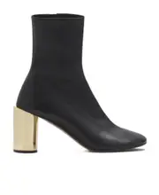 Lanvin Round-Toe Side Zipped Boots 36,37,38,39,40 Black