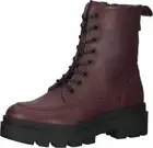 FLY London JAYE 878FLY Dublin WINE Combat Leather Boot Zip US 8-8.5 EU 39
