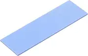 uxcell Thermal Pad 3.6W/m.K Insulated Heat Resistant High Temperature Resistant Silicone Cooling Pads 70x22x1mm for Laptop Computer Radiator, Blue