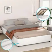 ALFORDSON Bed Frame Storage Gas Lift Queen