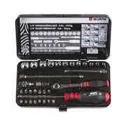 33-pc-set Socket Wrench 1/4 inch Assortment Set Travel Tool Kit Multi Socket