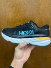 Hoka One One Bondi 7 1110518-BATL Sneakers size 7B Black Running Shoes EEE1070