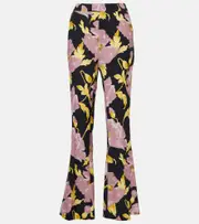 [La DoubleJ] La DoubleJ Saturday Night printed bootcut pants UK 14 multicoloured