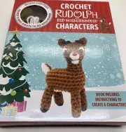 Christmas Rudolph the Red-Nosed Reindeer Crafting Crochet Characters Yarn/hook