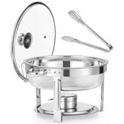 6Qt Chafing Dish Buffet Set Stainless Steel Food Warmer for Parties