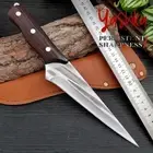 Forged Boning Knife Chef Kitchen Knife Butcher Tool Carving Slicing BBQ Purple