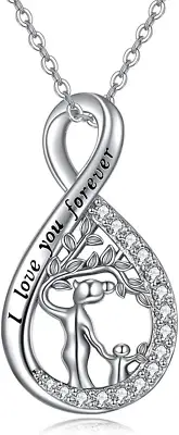 Tree of Life Necklace Mom and Daughter Necklace 925 Sterling Silver Tree of Life