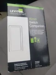 Leviton DD0SR White Companion Switch for multi-location control w/ Wall Plate