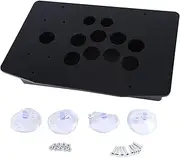 Tuperoymse Arcade Joystick Acrylic Panel Case for Arcade Game Machine DIY Can Be Installed Joystick Button for Retro Video Game Easy to Use