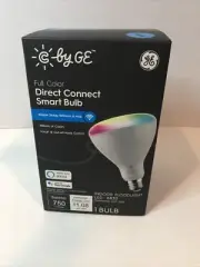 Cync Full Color Smart LED BR30 In Door Floodlight Light Bulb C by GE reveal HD+