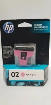 Genuine HP 02 Light Magenta Original Ink Cartridge C8775WN exp. 06/2013