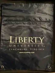 Liberty University Flames Drawstring Workout Laundry Bag Back Pack Cinch Sack