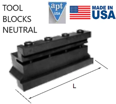 CUTOFF & GROOVING TOOL BLOCK-NEUTRAL-USA ITEM NUMBER MI- GTBN25-6