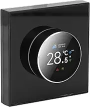 Smart Knob Thermostat, Water Heating Digital Temp Voice Controller, Programmable Bluetooth Temperature Regulator with 1.81in TFT Screen for Home Office