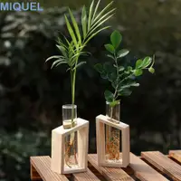 在飛比找蝦皮購物優惠-MIQUEL試管花瓶水培植物透明禮物花瓶婚禮派對花卉裝飾植物