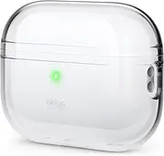 [elago] Clear Case Compatible with Apple AirPods Pro 2nd Generation Case (2022) - Protective Case Cover, Shockproof, Gel Tape Included, Wireless Charging, Reduce Yellowing (Transparent)