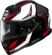 Shoei Neotec 3 Grasp Helmet, black-white-red, Size S for Men Black White Red