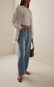 [DL1961] Taylor Relaxed Barrel High Rise Aura Jeans