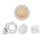 Hanging E27 Lamp for Head Ceiling Fan Light Flush Mount for Home Office AC 85V-2
