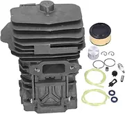 Vomeko Cylinder Kit,Cylinder Piston Kit,Chainsaw Cylinder Kit,for MS251 Chainsaw Adjustment Piston Filter Replacement Part Set 44mm