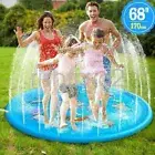 Inflatable Water Splash Spray Mat 170cm Kids Sprinkler Play Pad Outdoor Pool Toy