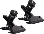 QYXINC Heavy Duty Tripod Camera Clip Clamp Mount, 360 Degree Swivel Mini Ballhead with 1/4 inch Screw for Video Came,Photography,DSLR,(2Pack)