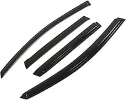 Car Side Window Deflector Window Visor Vent Rain Guard Deflector Weather Shield Car Accessories Compatible for Jazz GE 2008-2014