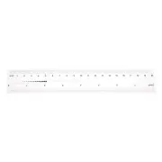 Film Ruler 8 Inch 0.5mm Scale PET Covered Flexible Straight Ruler