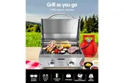 Portable 2 Burner Gas BBQ