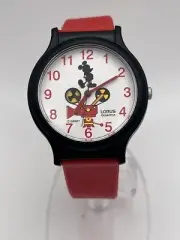 Disney Womens Vintage Lorus Mickey Mouse Watch (Movie Reel Seconds) no working
